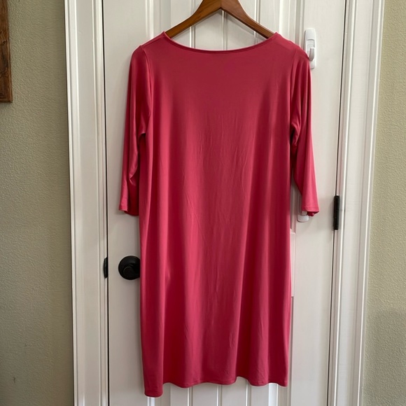 🌺EILEEN FISHER rose pullover dress.  S - Picture 4 of 5